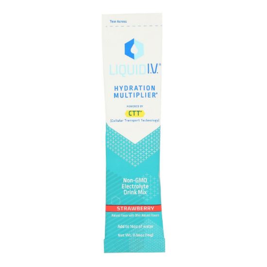Liquid I.v. - Drnk Mx Strawberry Sngl - CS of 8-.56 OZ