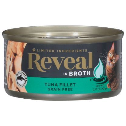 Reveal - Cat Gf Tuna Fillet Can - CS of 24-2.47 OZ