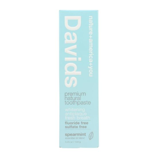 Davids - Toothpaste Natural Spearmint - 1 Each-5.25 OZ