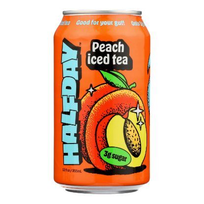 Halfday - Tonic Peach Green Tea - Case of 12-12 FZ