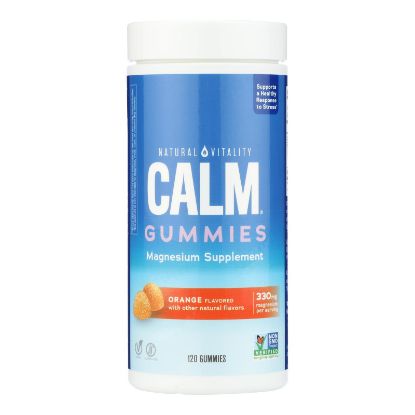 Natural Vitality - Calm Gum Magnesium Orng - 1 Each-120 CT