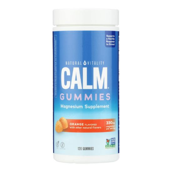 Natural Vitality - Calm Gum Magnesium Orng - 1 Each-120 CT