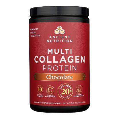 Ancient Nutrition - Mlti Collagen Protein Choco - 1 Each 1-16.65 OZ