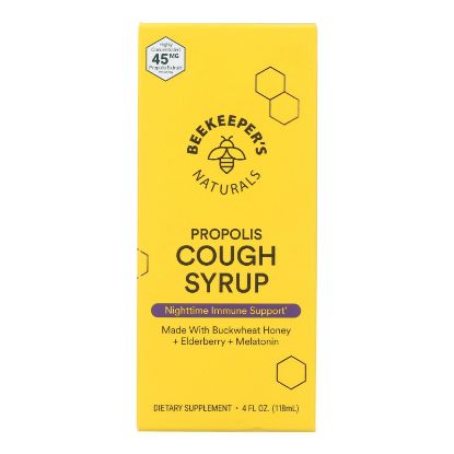 Beekeepers Naturals - Cough Syrup Nighttime Kds - 1 Each-4 FZ