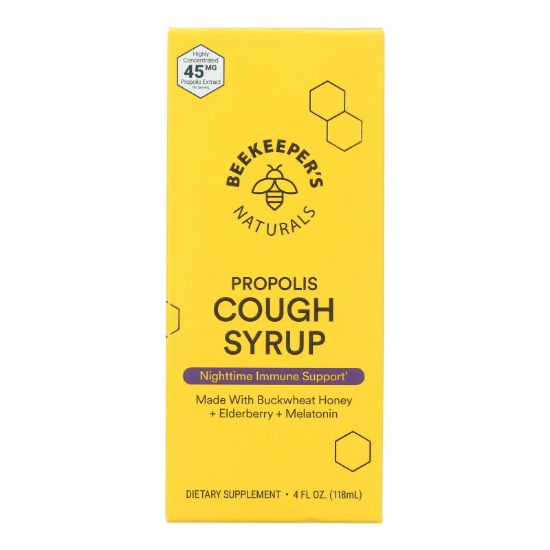 Beekeepers Naturals - Cough Syrup Nighttime Kds - 1 Each-4 FZ