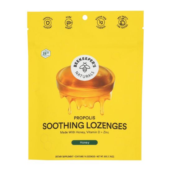 Beekeepers Naturals - Lozenges Honey Sooth - 1 Each-1.76 OZ