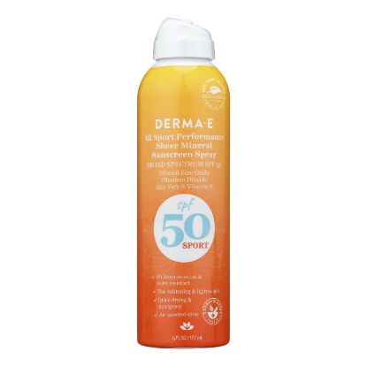 Derma E - Snscrn Spray Sport Spf50 - 1 Each-6 FZ