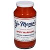Yo Mama's Foods - Pasta Sauce Spcy Marinara - CS of 6-25 OZ