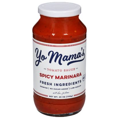 Yo Mama's Foods - Pasta Sauce Spcy Marinara - CS of 6-25 OZ