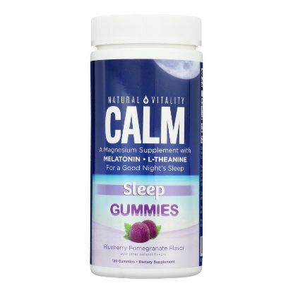 Natural Vitality - Calm Sleep Gmmy Blbry Pom - 1 Each-120 CT
