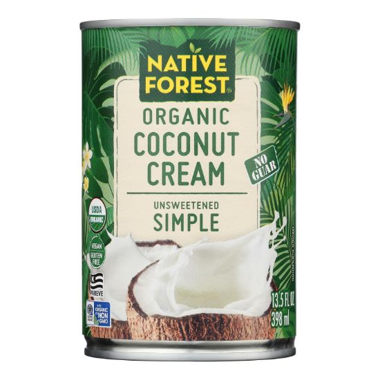 Native Forest - Coconut Cream Organic Simple Unsweetened - Case of 12-13.5 Fluid Ounces