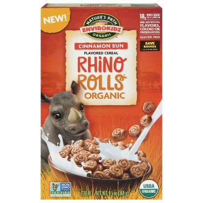 Nature's Path-envirokidz - Cereal Og2 Rhino Rolls - CS of 12-9.5 OZ