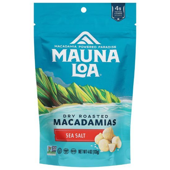 Mauna Loa - Macadamias Roasted Ssalt - CS of 6-4 OZ
