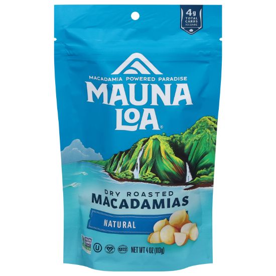 Mauna Loa - Macadamias Rst Unsalted - CS of 6-4 OZ