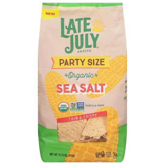 Late July Snacks - Tort Chips Og2 Sea Salt - CS of 9-14.75 OZ