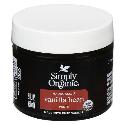 Simply Organic - Paste Og2 Vanilla Bean - CS of 6-2 FZ