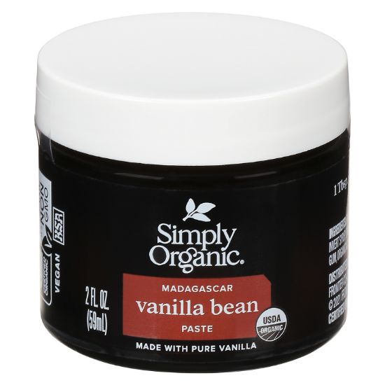 Simply Organic - Paste Og2 Vanilla Bean - CS of 6-2 FZ