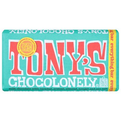 Tony's Chocolonely - Bar Mlk Crml Prtz Sslt - CS of 15-6.35 OZ