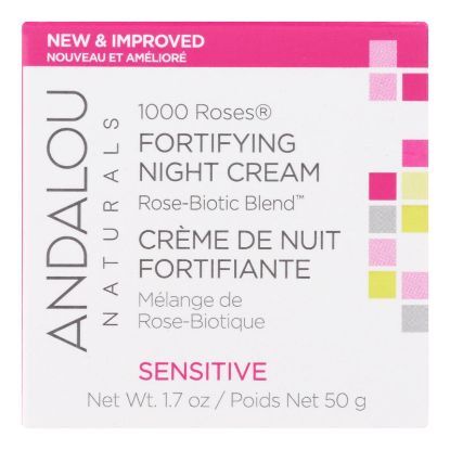 Andalou Naturals - Face Cream Night Fortifying - 1 Each-1.7 Ounces