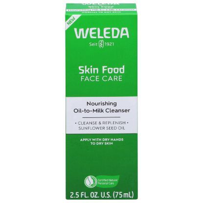 Weleda - Clnsr Oil/milk Skin Food - EA of 1-2.5 FZ
