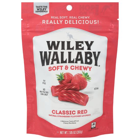 Wiley Wallaby - Licorice Classic Red - CS of 12-7.05 OZ