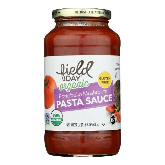 Field Day - Psta Sauce Prtblo Mush - Case of 12-24 OZ