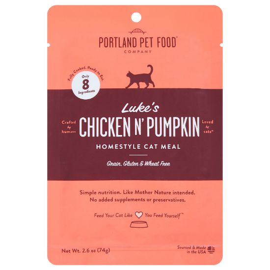 Portland Pet Food Company - Cat Meal Chicken N Pmpki - CS of 12-2.6 OZ