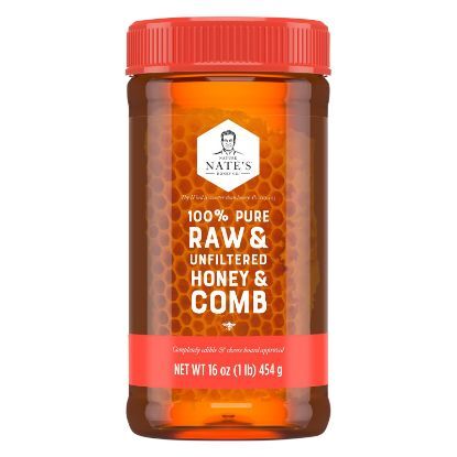 Nature Nate's - Honey Raw Unfltr Comb - CS of 6-16 FZ