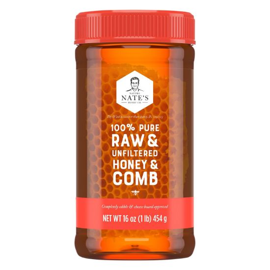 Nature Nate's - Honey Raw Unfltr Comb - CS of 6-16 FZ