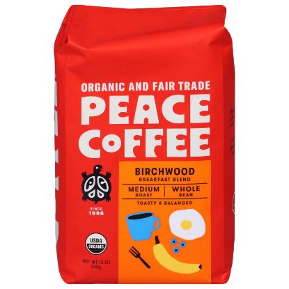 Peace Coffee - Coff Og1 Birchwood Blnd - CS of 6-12 OZ