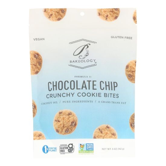 Bakeology - Cookie Btes Gf Choc Chip - CS of 8-5 OZ
