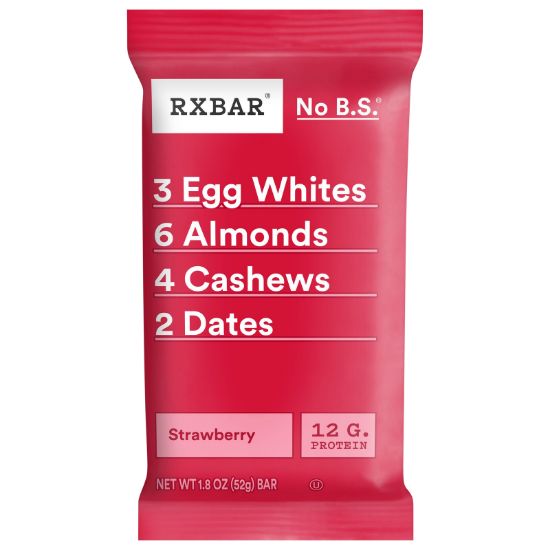 Rxbar - Protn Bar Strawberry - CS of 12-1.83 OZ