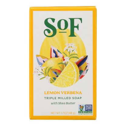 South of France - Bar Soap Lemon Verbena Travel - Case of 24 - 1.7 ounces