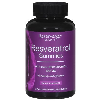 Reserveage Nutrition - Resveratrol Gummies - EA of 1-60 CT