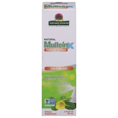 Nature's Answer - Mull X Throat Spray - EA of 1-2 FZ