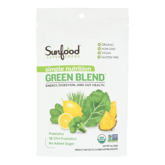 Sunfood - Smpl Ntrtn Og2 Green Blnd - EA of 1-4 OZ