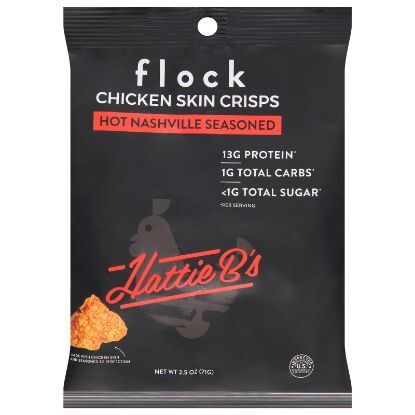 Flock - Crisp Chkn Skin Hattie Bs - CS of 8-2.5 OZ