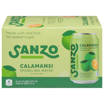 Sanzo - Sparkling Wtr Calamansi - CS of 4-6/12 FZ
