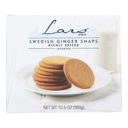 Lar's Own - Cookies Swedish Gngr Snps - CS of 12-10.5 OZ