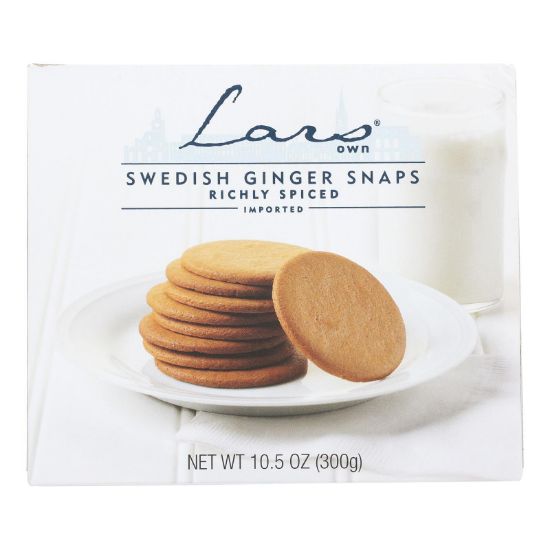 Lar's Own - Cookies Swedish Gngr Snps - CS of 12-10.5 OZ