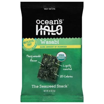 Ocean's Halo - Snack Og2 Seaweed Wasabi - CS of 20-.14 OZ