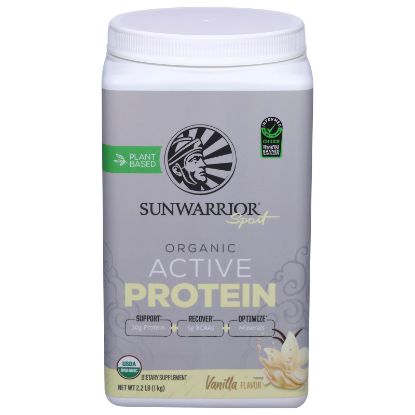 Sunwarrior - Actv Protein Og2 Vanilla - EA of 1-2.2 LB