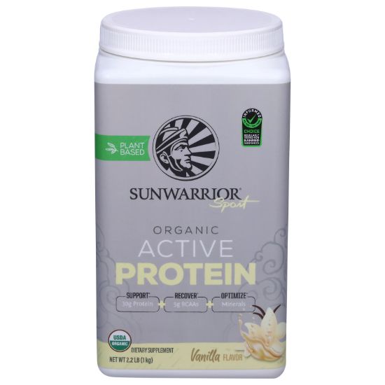 Sunwarrior - Actv Protein Og2 Vanilla - EA of 1-2.2 LB