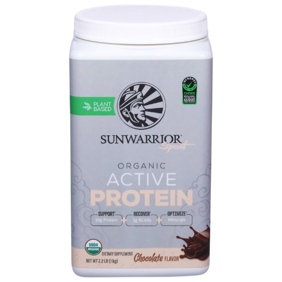 Sunwarrior - Actv Protn Og2 Chocolate - EA of 1-2.2 LB