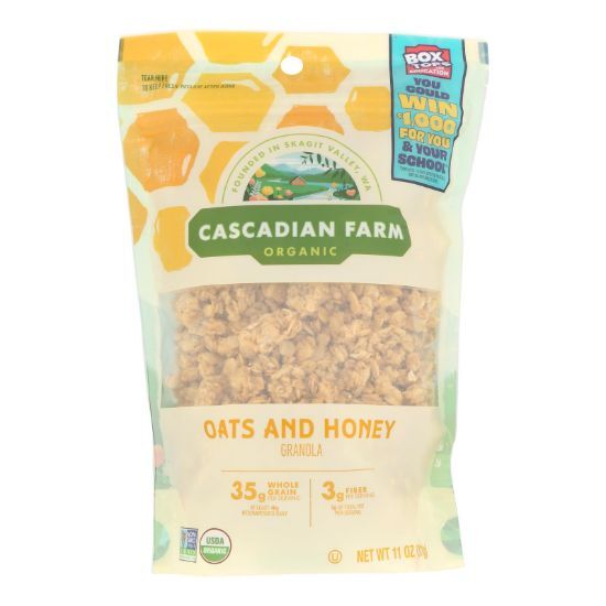 Cascadian Farm - Granola Organic Oats Honey - Case of 4-11 Ounces