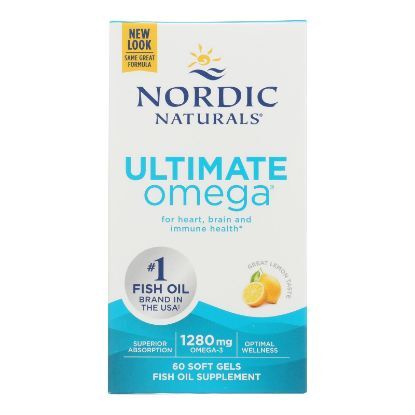 Nordic Naturals - Supp Ultimate Omega Lemon - EA of 1-60 CT