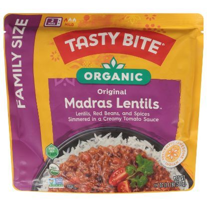 Tasty Bite - Lentil Og2 Madras Fam Sz - CS of 6-17.7 OZ