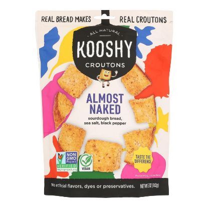 Kooshy Croutons - Almost Naked Croutons - Case of 6-5 Ounces