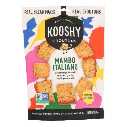 Kooshy Croutons - Croutons Mambo Italian - Case of 6-5 Ounces