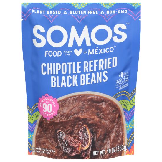 Somos - Beans Rth Rfrd Chptle Blk - CS of 6-10 OZ